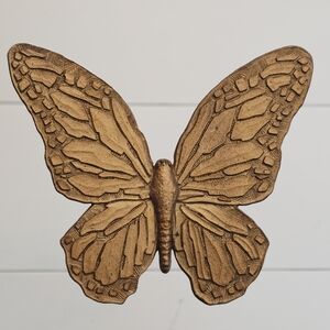 Vintage Mid Century Modern Gold Butterly